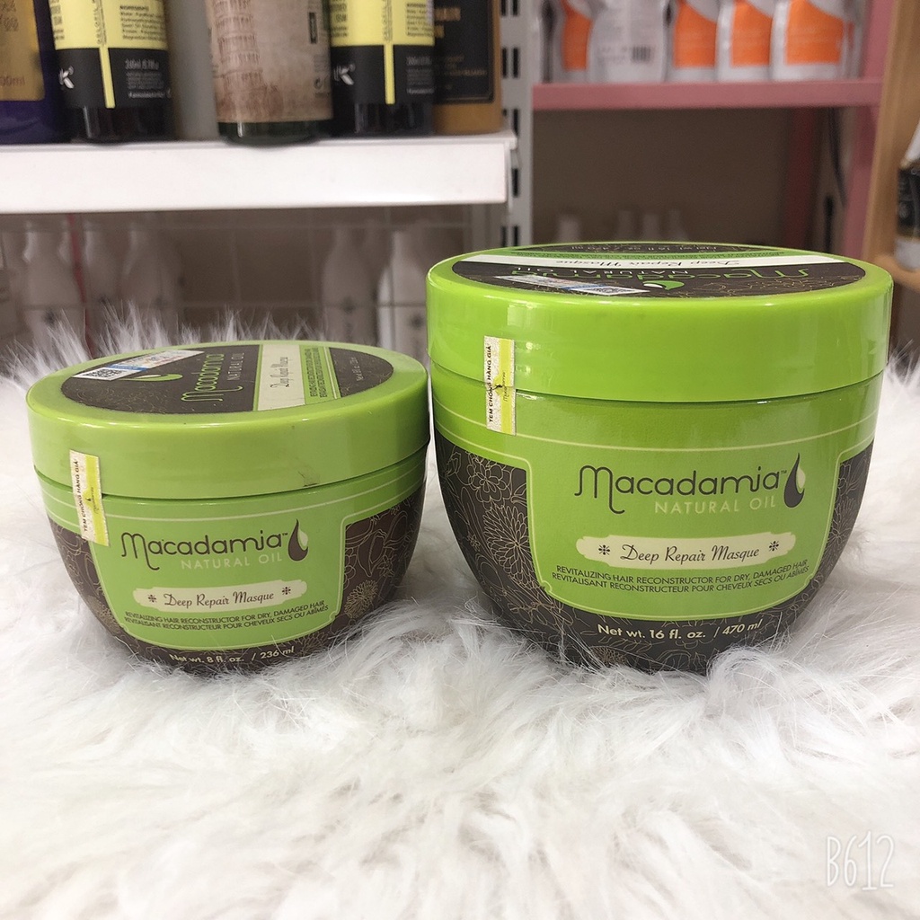 Kem ủ tóc Macadamia Deep Repair Masque 470ml chính hãng đầy đủ tem nhãn