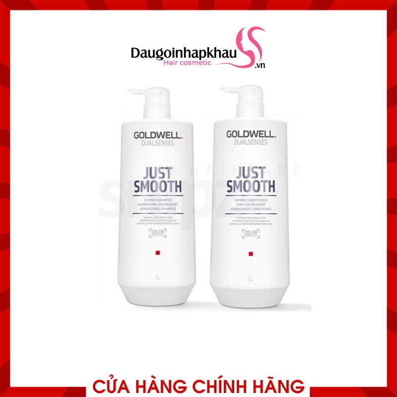 Dầu Gội Xả Goldwell Dualsenses Just Smooth Suôn Mượt Dầu Gội Xả Goldwell Dualsenses Just Smooth Suôn Mượt