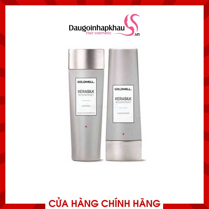 Cặp Gội Xả Goldwell Kerasilk Reconstruct Siêu Phục Hồi Cặp Gội Xả Goldwell Kerasilk Reconstruct Siêu Phục Hồi
