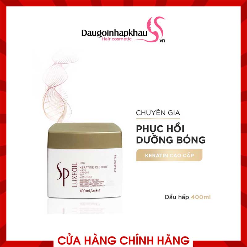 Dầu Hấp SP Luxe Oil Keratin Siêu Phục Hồi 150ml/400ml