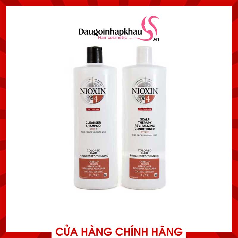 Dầu Gội NIOXIN Chống Rụng Tóc Hệ Thống Số 4  Dầu Gội NIOXIN Chống Rụng Tóc Hệ Thống Số 4
