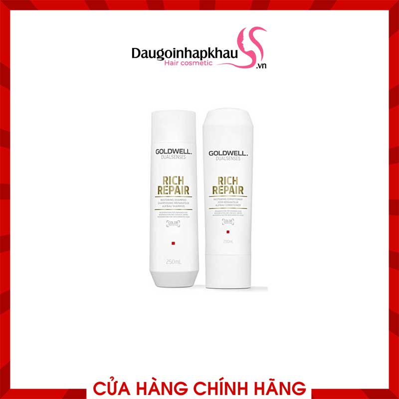 Cặp Dầu Gội Xả Goldwell Phục Hồi Tóc Hư Tổn Cặp Dầu Gội Xả Goldwell Phục Hồi Tóc Hư Tổn