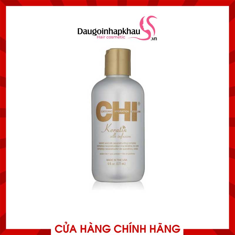 Tinh Dầu Dưỡng Tóc CHI Keratin Silk Infusion  Tinh Dầu Dưỡng Tóc CHI Keratin Silk Infusion