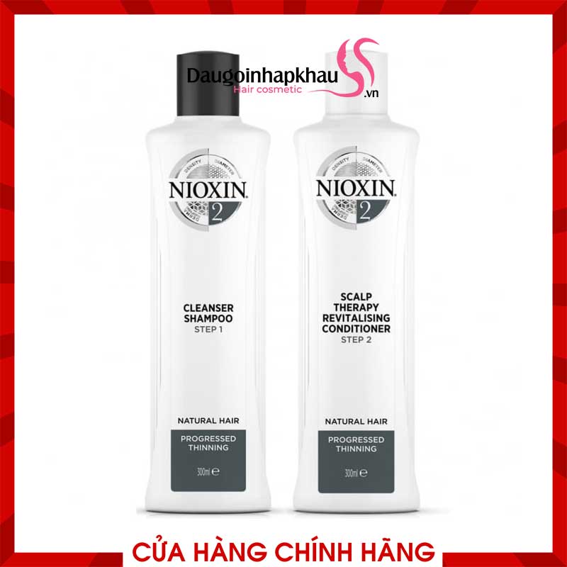 Cặp Dầu Gội Xả NIOXIN Số 2 Chống Rụng Tóc Cặp Dầu Gội Xả NIOXIN Số 2 Chống Rụng Tóc